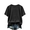 Women's Trendy Printed V-Neck Short Sleeve Top