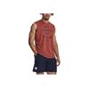 Under Armour Project Rock Buchstabenprint Trainings-Tanktop Herren Tops Rot 1380180-635