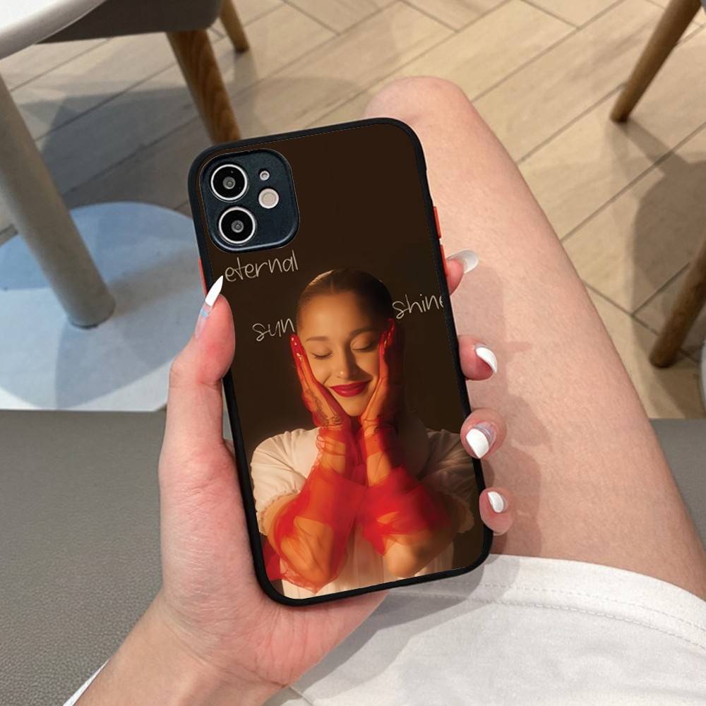 

A- Ariana G-Grande Phone Case For IPhone 14 11 12 13 Mini Pro Max 8 7 Plus X XR XS MAX Translucent Matte Cover iphone 12pro max