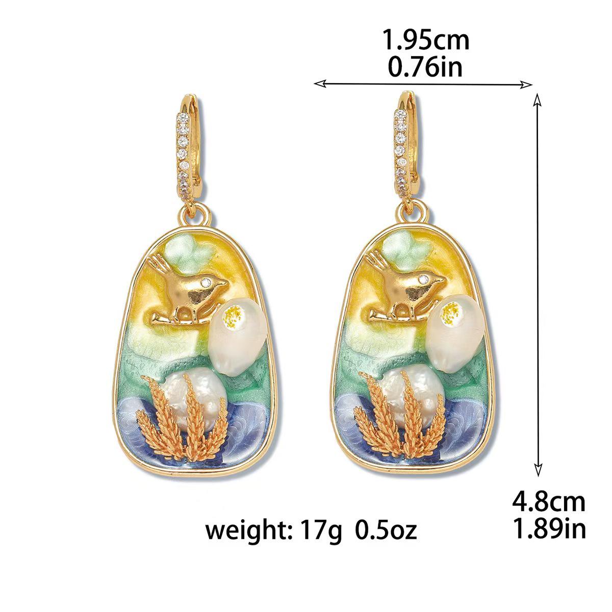 

Циркониевое ожерелье с подвеской в виде цветка и жемчужины - Дизайн из титановой стали