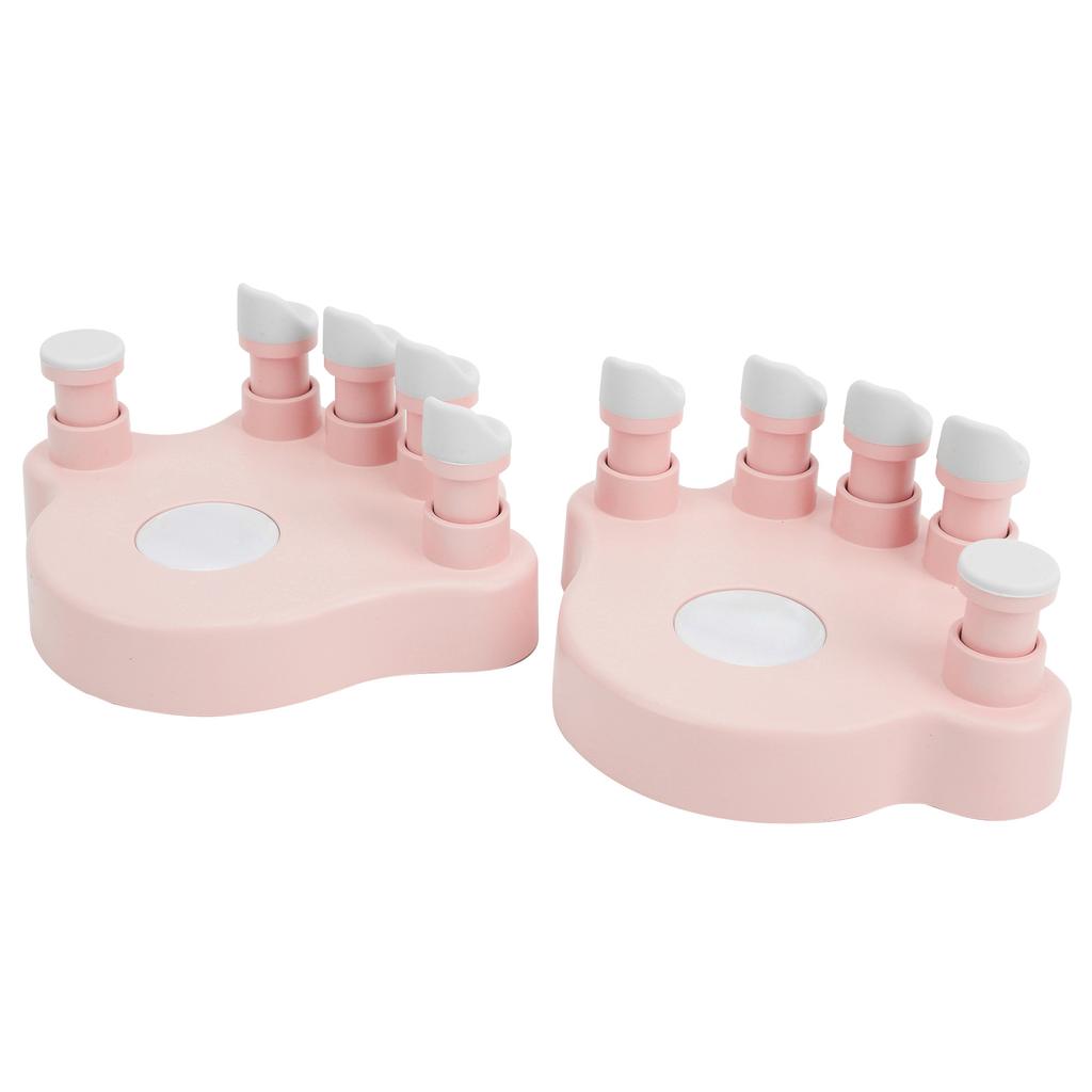Solo Piano Finger Training Device Hand Corrector Strength Exerciser Anti Folding Comfort ButtonPink
