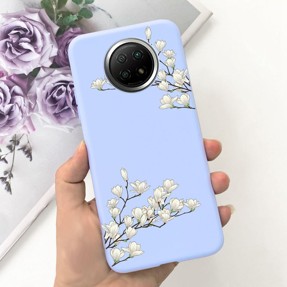 For Xiaomi Redmi Note 9T Note 9 5G Case Fashion Flower Shockproof Silicone Soft Matte Phone Cover For Xiomi Redmi Note 9T Fundas