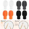Silicone Mutes for Drum Sticks Mute Pads Practice Techniques Drum Pad Mutes