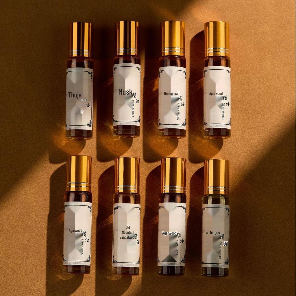 Qinan Agarwood & Sandalwood Aromatherapy Oil - Long-lasting Huanghuali Fragrance