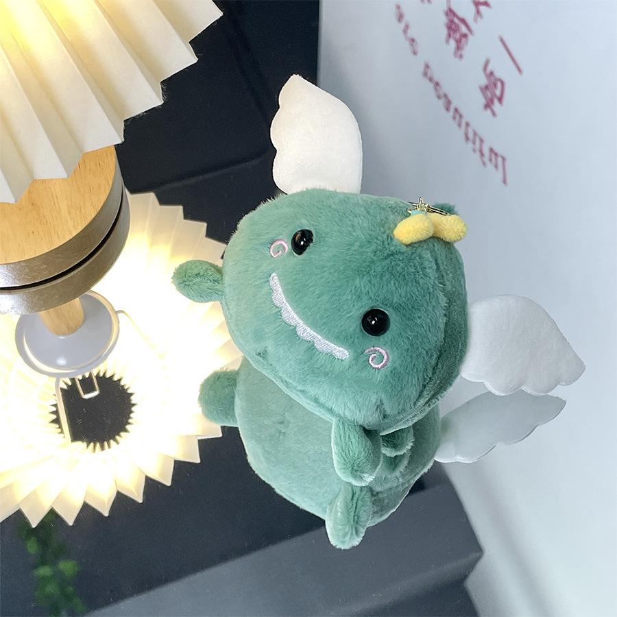 Niedliches Seil Schwanzwedeln Niedliches Haustier Tier Plüschpuppe Kreative Flügel Engel Fliegendes Schwein Puppe Geschenk