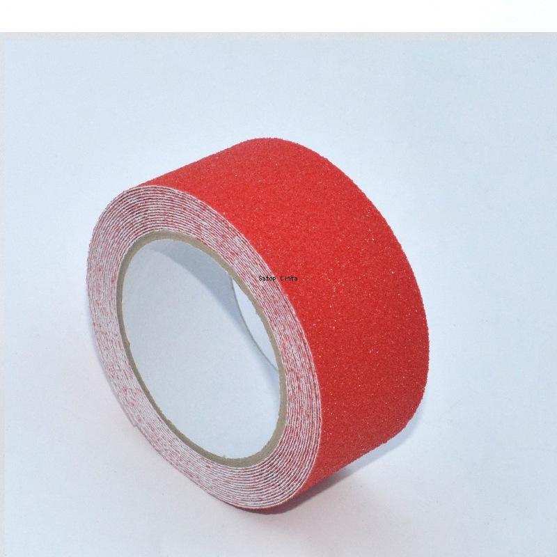 5cm*10m Anti Slip Strips White Red Yellow Blue Non-Slip Tapes Traction Grip Decal  Waterproof Adhesive Stickers For Stairs Steps