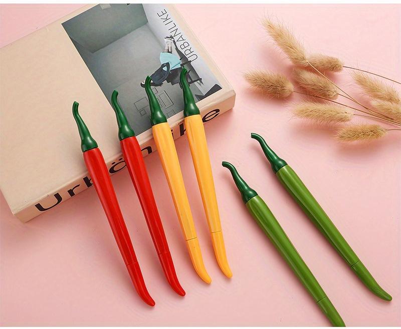 20pcs Gel Pens in The Shape of Chili Peppers |for Office Use, And Great As Gifts for Colleagues And Corporate Event Giveaways.