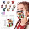 2022 Children Christmas Disposable Three-layer Protective Mask 10pc
