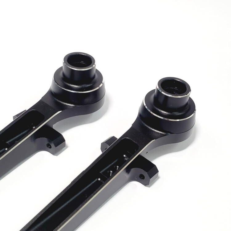 Aluminum Metal Rear Suspension Arms For Tamiya 58719 1/10 RC BBX BB01 High Performance 2WD Off-Road Buggy Metal Shock Tower Support Suspension Arms B