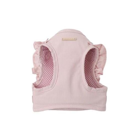 

Frill Harness Leash Dog Harness for Small and Medium Dogs Adjustable Easy to Attach and Remove with One for Walks and Outings monchéri [Shoulder +