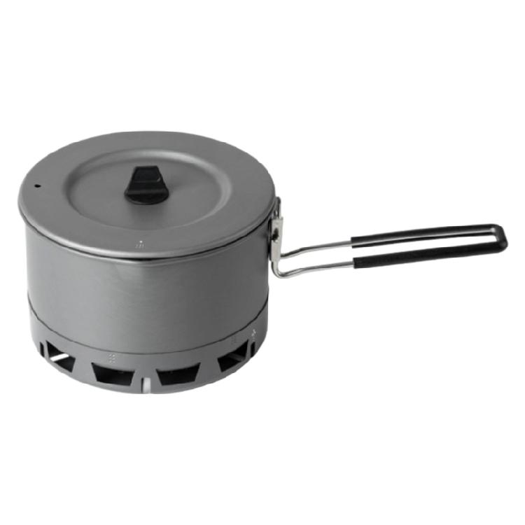 High Efficiency Backpacking Pot Aluminum Alloy Backpacking Stove Pot Outdoor Heat Exchange Camping Cooking Pot 1