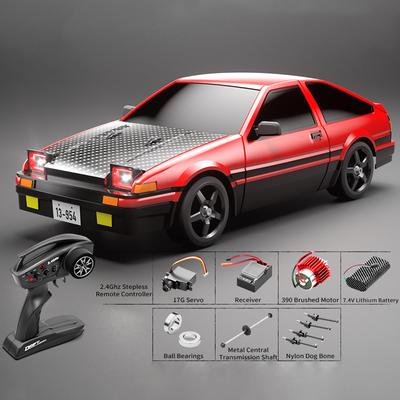 Remote Control Drift Car, 1:12 4WD Electric Toy Car 30KM/H High-Speed Racing Vehicle with LED