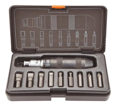 IMPACT SCREWDRIVER SET 11 PCS - T N04-250