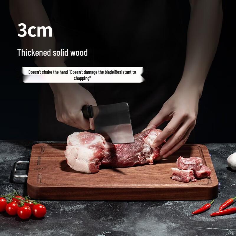 COOKER KING Elegant Kitchen Wenge Wood Cutting Board, Small