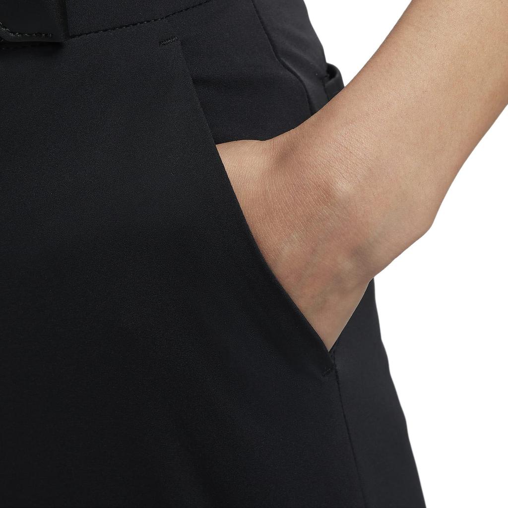Nike Dri-Fit Tour Golf Pants Solid Mid-Rise Slim Straight Casual Pants Women Pants Black FD5609-010