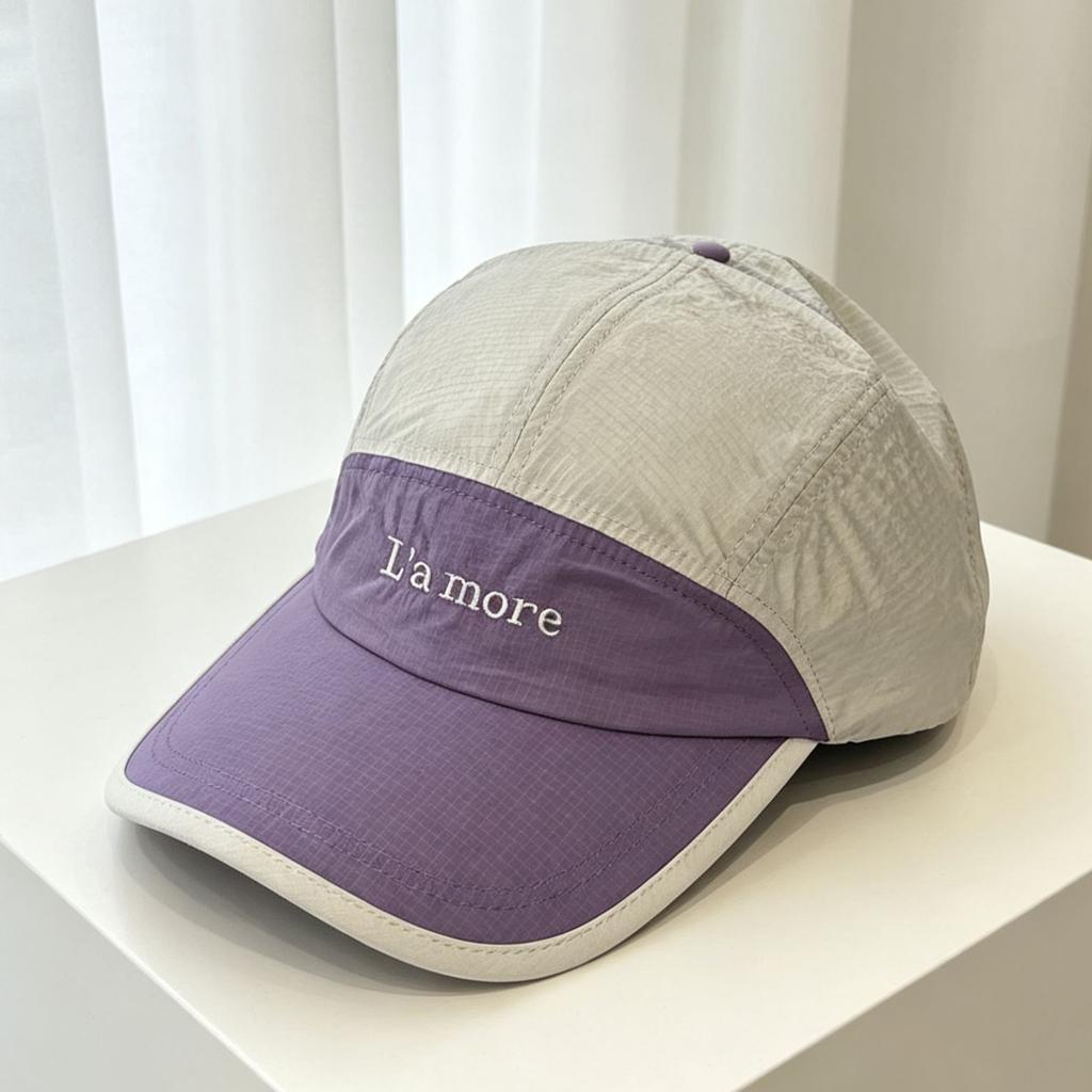 Quick-drying Color Matching Alphabet Embroidery Baseball Hat Men's and Women's Spring and Summer Versatile Casual Cap Street Personality Sun Hat