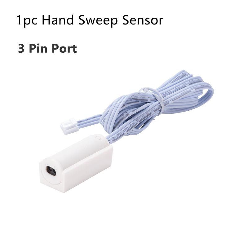 DC 12V 24V Mini Interrupteur à Capteur Intelligent Cuisine Sous Meuble Garde-robe Bande LED Lumière Balayage de la Main Capteur de Mouvement Interrupteur à Capteur PIR