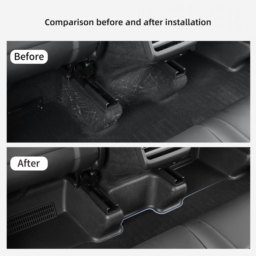 for Tesla Model Y Launch 2025 Juniper Car Under Seat Corner Anti-dirt Protective Pad Anti Kick Pad Accessories