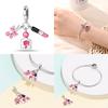 100%Copperpink Series Stars & High Heels Charms Fitoriginal Bracelets Diy Jewelry Making For Women Gift