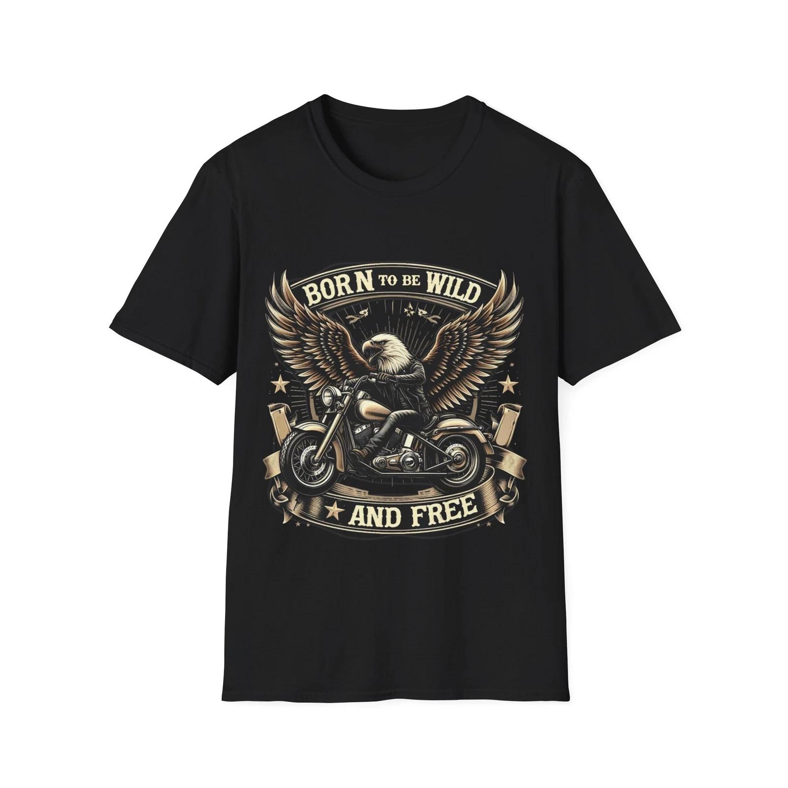 Футболка Born to Be Wild and Free - Одежда для приключений и свободы XXL