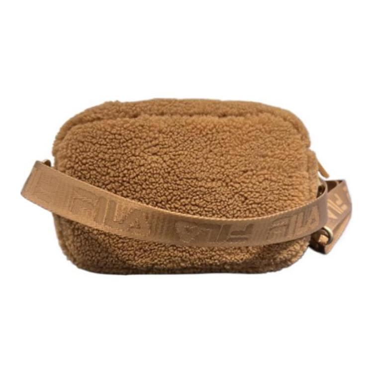 New FILA Fabric Shoulder Bag, Crossbody Bag Extra Small Women's Light Brown F13W349168F-BG