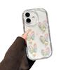 Ins for Apple 16/15 mobile phone case iPhone14/13Pro Max cream Epoxy gradual change butterfly case