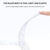 Circular Oval Ruler With Hollow Circle Cutting Durable Drawing Design Architect Template Drafting Ruler Template Measuring Ruler