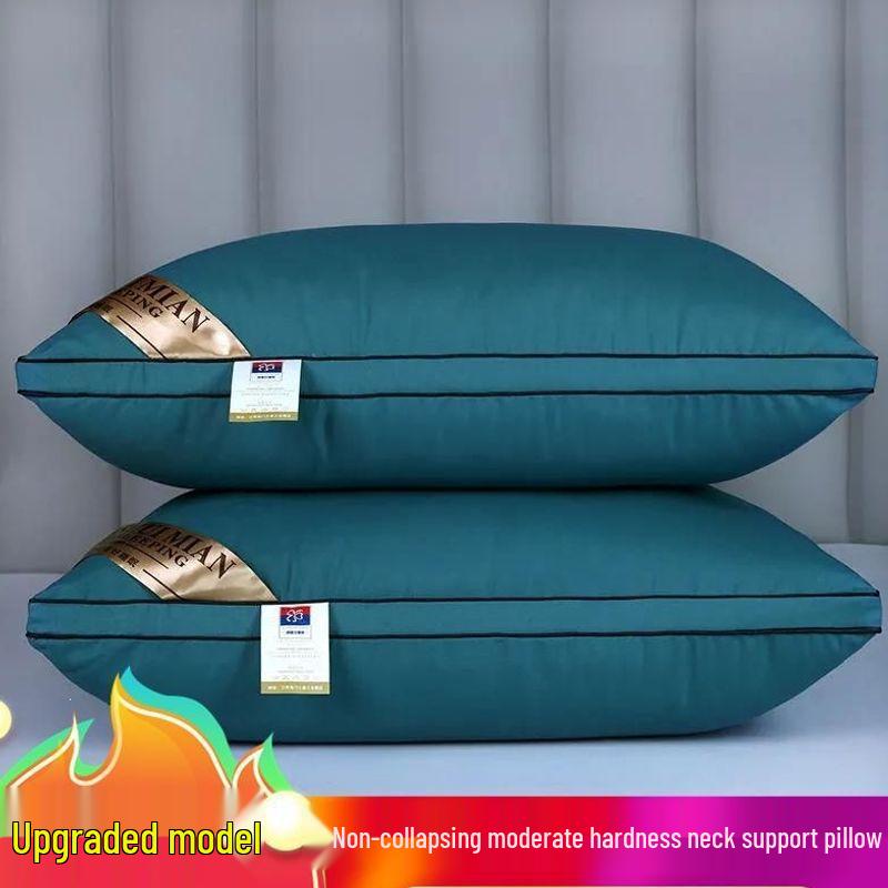 Orthopedic Cervical Support Pillow Set - 2 Pieces for Adults, Maintains Shape, Promotes Sleep & Protects Spine.