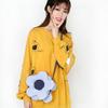 Three-Color Patchwork Floral Soft Girl Shoulder Bag