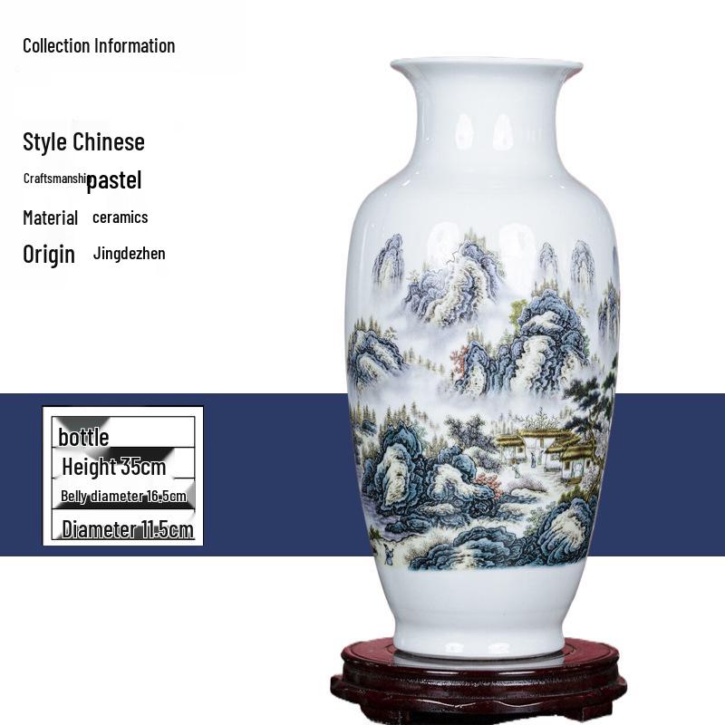 Jingdezhen Ceramic Vases - Chinese Home Decor for TV Cabinets & Shelves