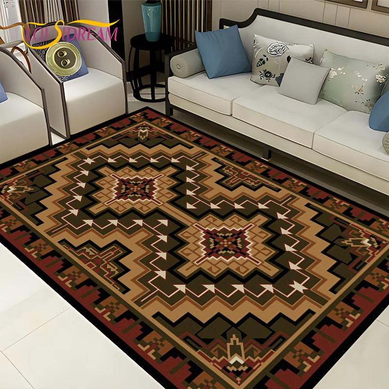 Vintage Fars Halısı Oturma Odası Yatak Odası Bohemya Türk Fas Etnik Kilimler Kaymaz Mandala Geometrik Kapı Paspası Poster Paspas