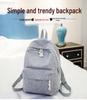 Korean Harajuku Style Corduroy Backpack for Women - Junior High School & College Casual Shoulder Bag