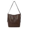 Women Large Capacity Vintage Soft PU Tote Bag with Hand Carry for Daily Commute