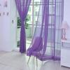 Elegant Sheer Voile Curtains for Living Room 2 Panels, 84 Inches Long, Light Filtering, Multiple Colors Available