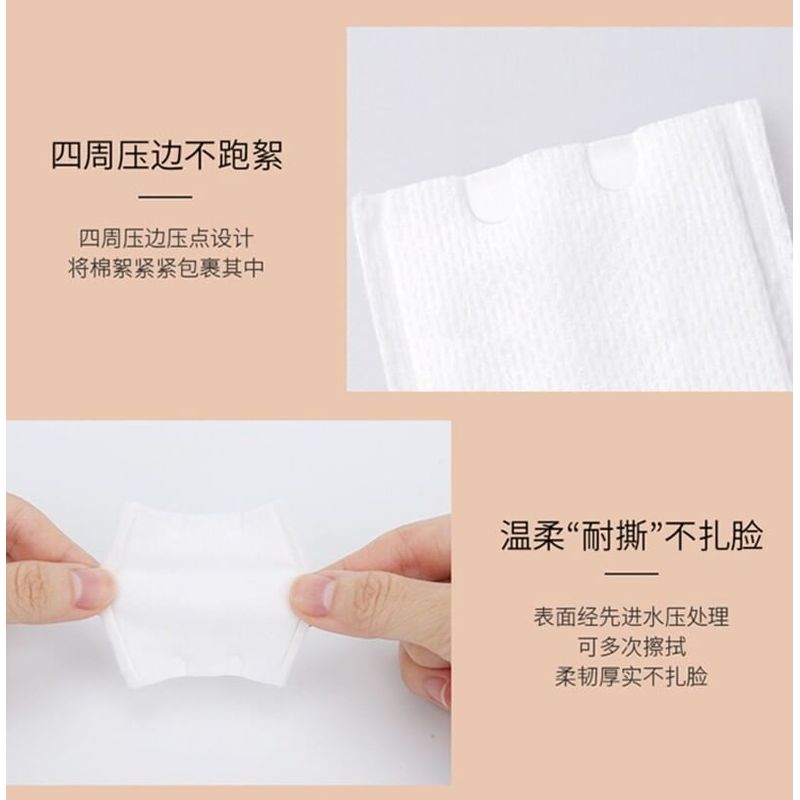 HEXZE - Pure Natural Soft Cotton Pads 200pcs