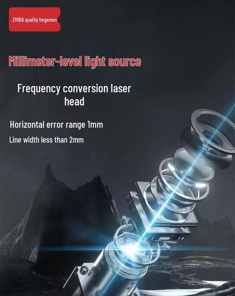 High-Precision Outdoor Green Laser Level - 2, 3, or 5 Lines with Infrared Automatic Leveling