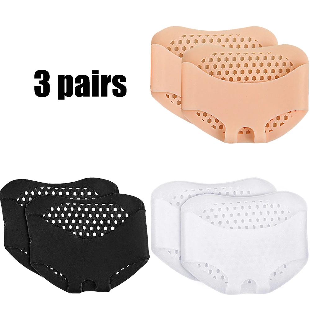 2-8Pcs Ilicone Metatarsal Pads Toe Separator Pain Relief Foot Pads Orthotics Foot Massage Insoles Forefoot Socks Foot Care Tool
