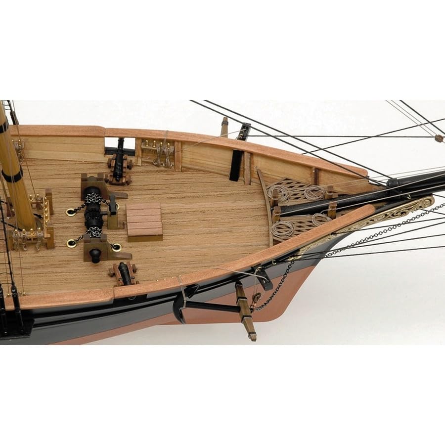 Woody Joe 1/75 Kanrin Maru (without Sails) Wooden Model Assembly Kit (Ship)