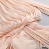 European & American Resort Style Elegant Irregular Mesh Puff Sleeve High-End Long Sleeve Dress