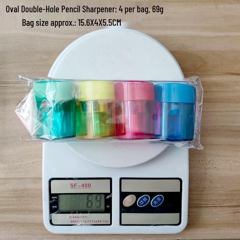 Double-Hole Manual Rotary Pencil Sharpener - Student Stationery