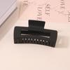 8.5CM x 10.5CM Rectangular Matte PS Hair Clip - Simple Shark Hair Accessory