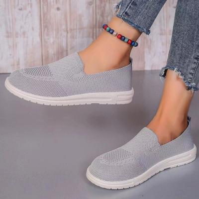 Fashion Women Flats Knitting Loafers Shoes Shallow Sandals Autumn Female Walking Sport Shoes New Fashion Casual Dress Cozy Shoes Zapatos