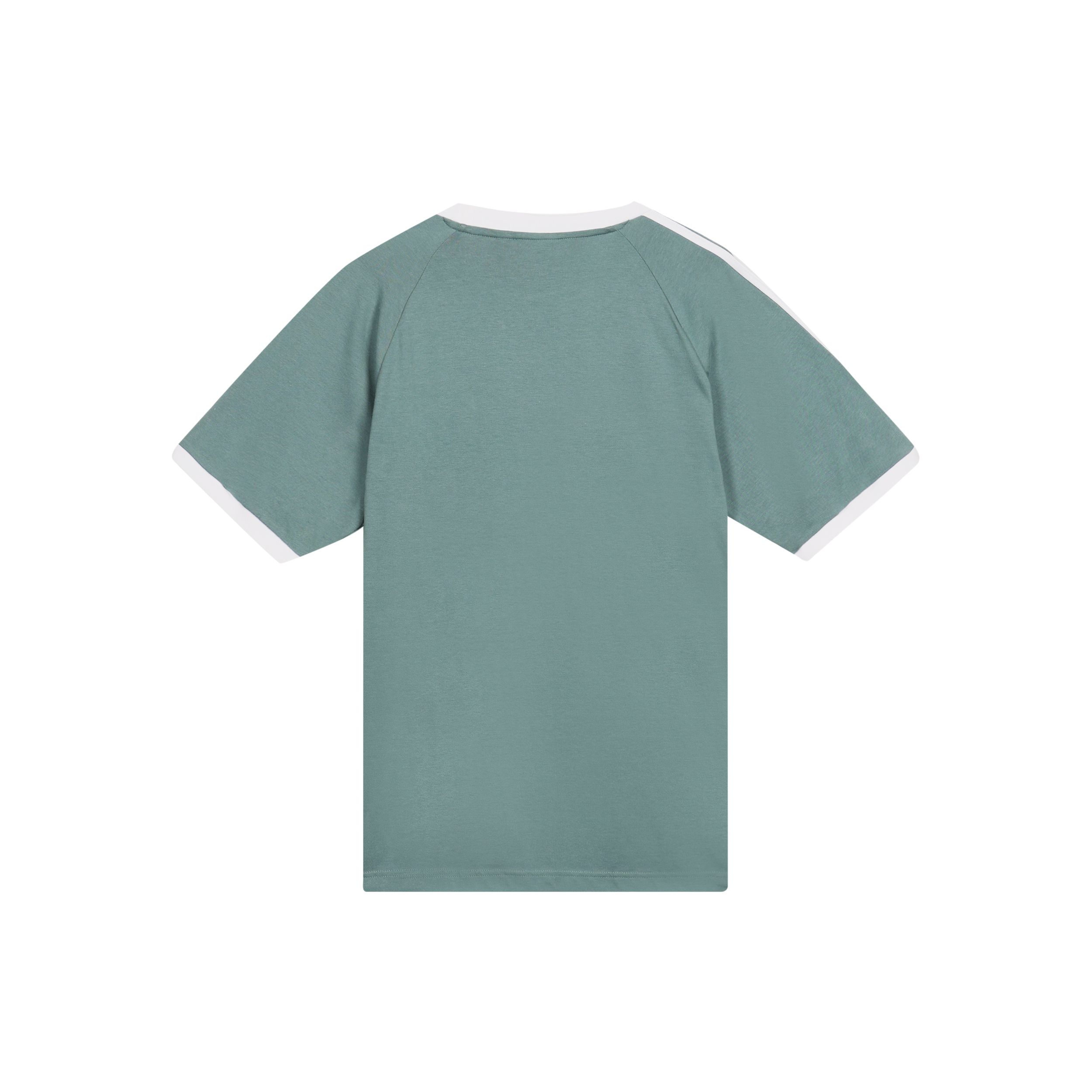 Adidas Originals Trefoil Vintage 3-Stripes Raglan Crew Neck Tee Men Tops  Emerald GN3479 – buy the best products in the Coolbe online store