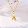 Fashion Temperament Necklace Women's Niche Projection Ins Design Sense Paris Eiffel Tower Necklace Jewelry