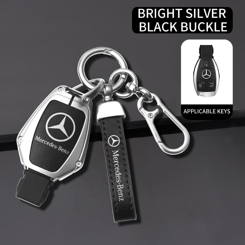 Car Key Case Cover Shell Fob For Mercedes Benz A B C E GL S GLA GLK CLS Class AMG W204 W205 W212 W463 W176 Keychain Accessories