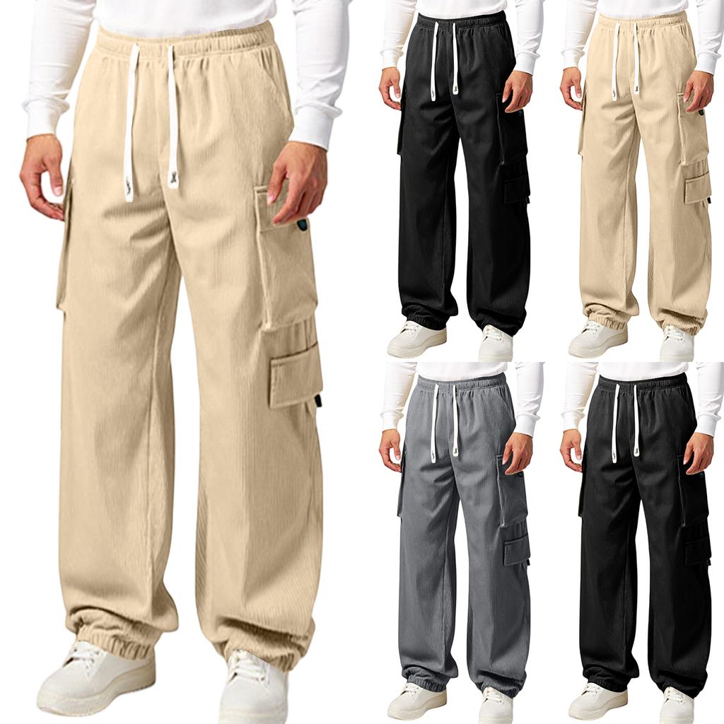 Men's Fashion  Leisure  Middle Waist  Long Style  Casual Pants