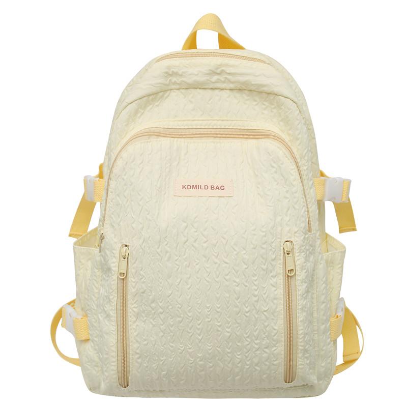 Ladies Casual Pink Women Kawaii New Nylon Laptop Backpack Stylish Girls Travel Backpack Stylish Cute Girls College Backpack