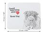 Shar Pei - mouse pad with print, personalized dog-themed mouse pad, unique gadget for an office worker by Art-Dog brand