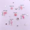 8 g Harz Mini Glitter Bunte Zauberstab Qualle Rose Kunst Nagel Flache Rückseite Strass Applikation DIY Scrapbook Schmuck Dekor
