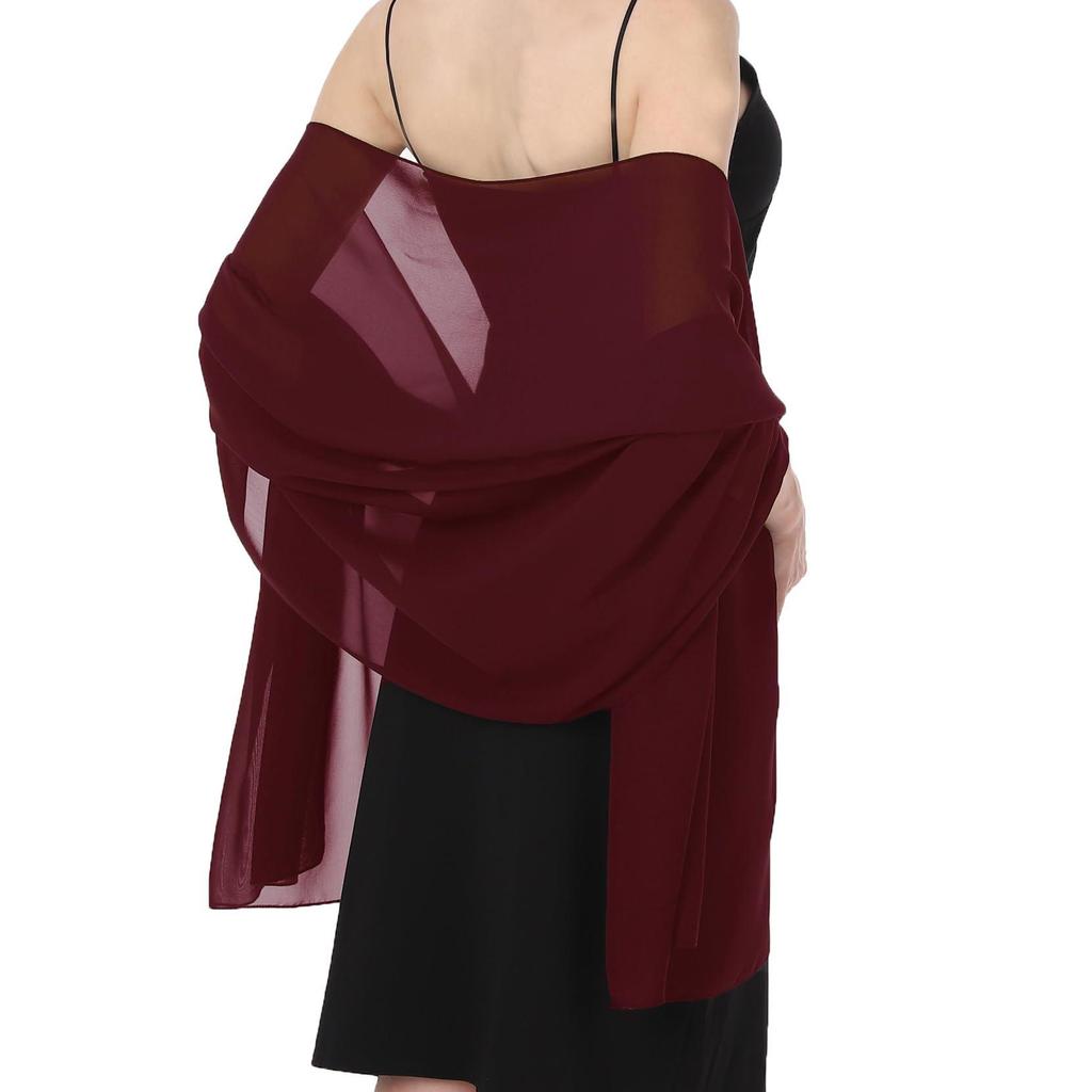 Women's Chiffon Evening Shawl and Wrap for Weddings and Bridesmaids